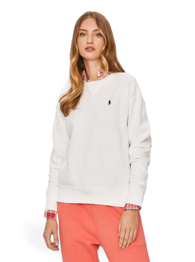 Суитчър Polo by Ralph Lauren Embroidery Sweater Бяло | 211794395002