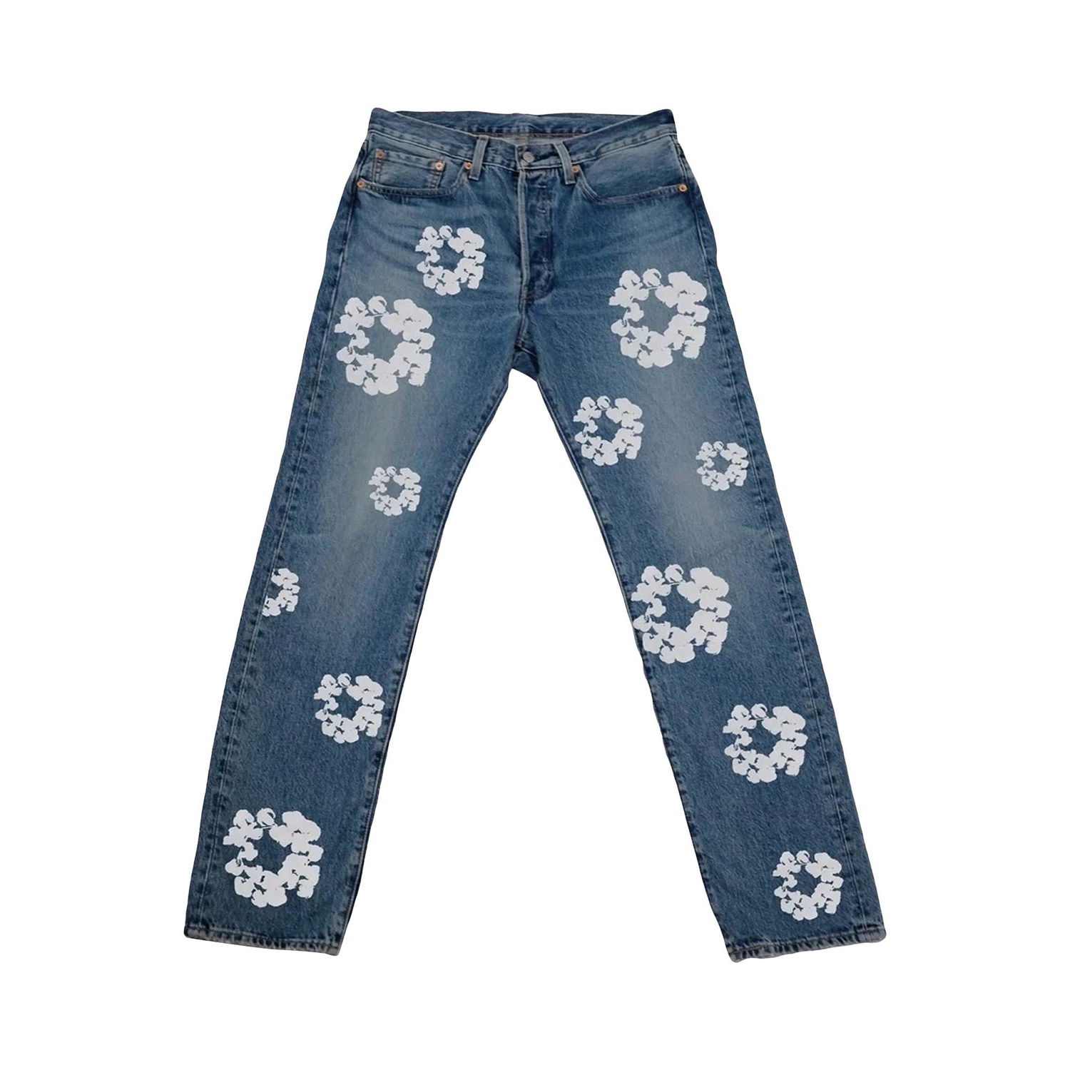 Дънки Levi's x Denim Tears The Cotton Wreath Jean "Vintage Wash" Синьо | DT501 002 30, 1
