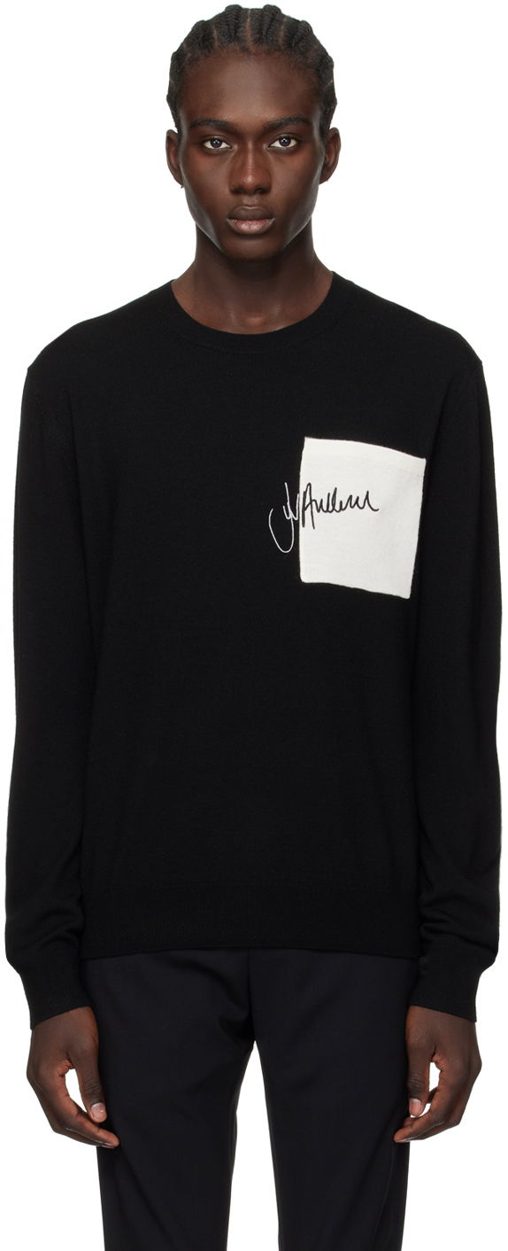 Пуловер JW Anderson Embroidered Sweater Черно | KW1100-YN0008, 0
