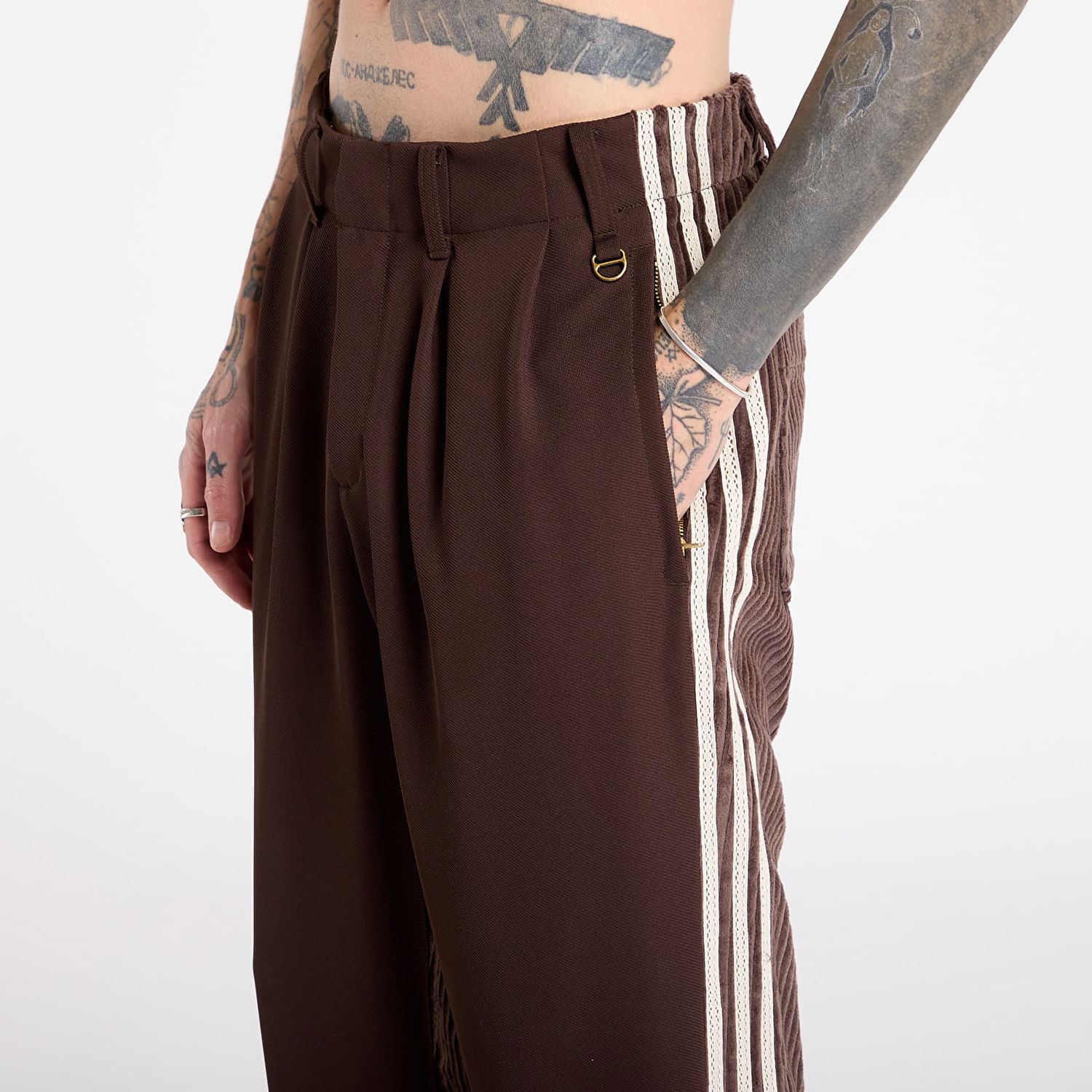 Панталони adidas Originals Clot Cord Slack Pants Кафяво | JM2829, 1