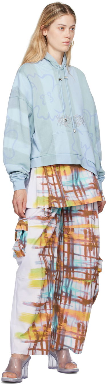 Суитчър Collina Strada Collina Strada Wave Hem Hoodie Синьо | XX8510, 3