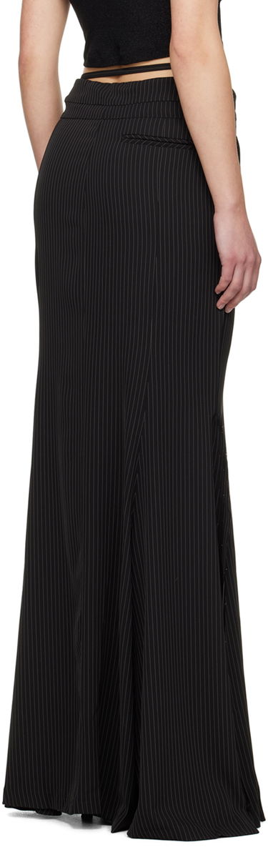 Пола Ottolinger Ottolinger Pinstripe Mermaid Maxi Skirt Черно | 2304201, 2