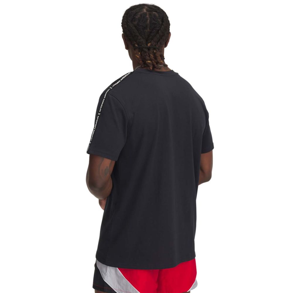 Тениска Under Armour Under Armour Icon Taping T-Shirt Черно | 1390300-001, 1
