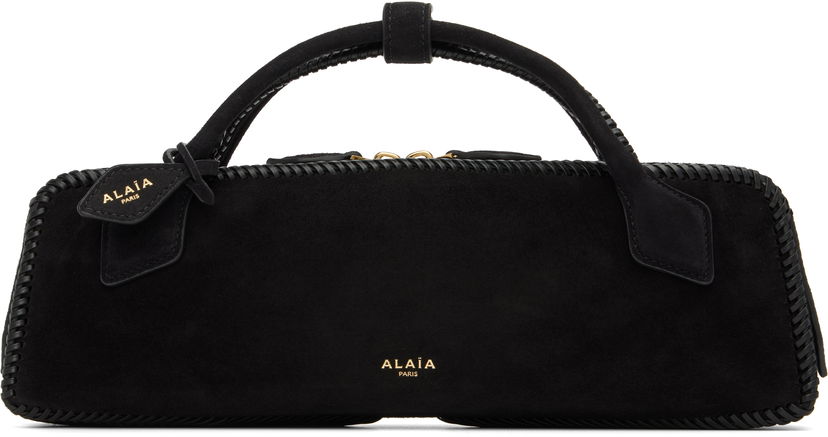 Дамска чанта Alaïa ALAÏA 'Le Teckel' Suede Clutch Bag Черно | AA1S06026I068