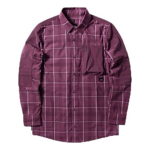 Риза The North Face Exploration Plaid Shirt Лилаво | 3V2B-D4S