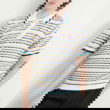 Поло тениска Casablanca Wavy Pattern Tuck Stitch Polo Shirt Многоцветен | M-SP26-KW-1260-01, 5