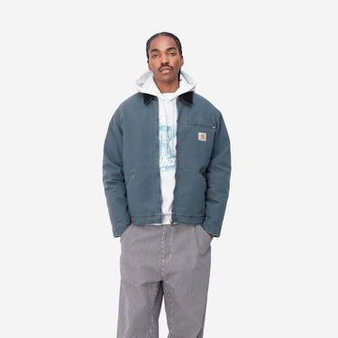 Яке Carhartt WIP OG Detroit Jacket (Winter) "Ore / Black aged canvas" Тъмно синьо | I027358_1QF_3K, 0