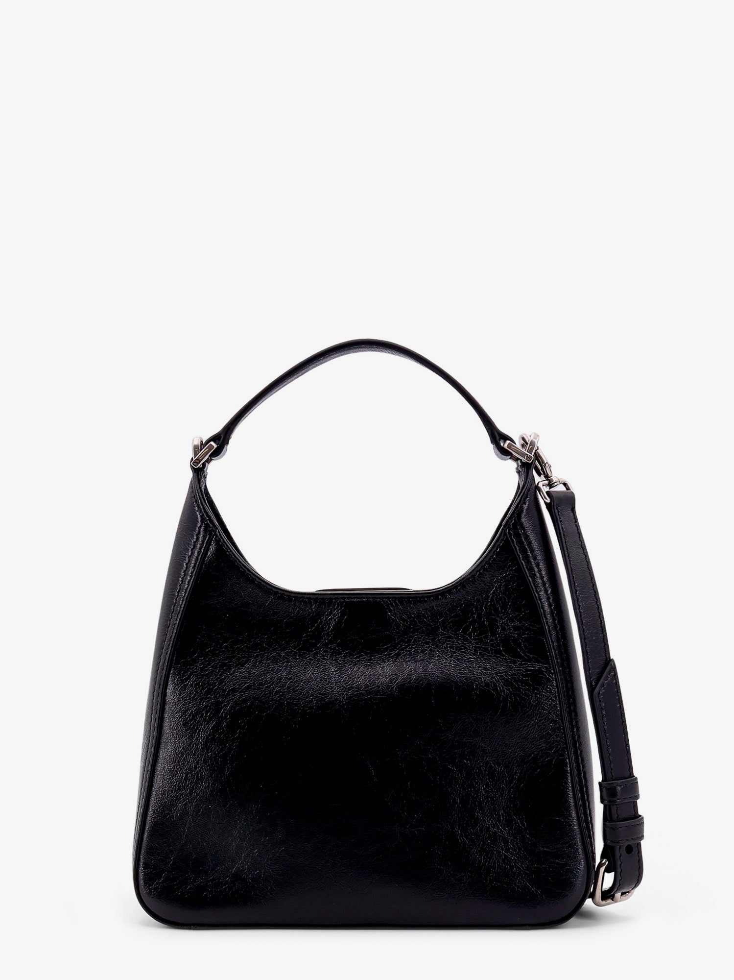 Дамска чанта Balenciaga Soft Hobo S Handbag Черно | 8019282ABFJ1000, 1