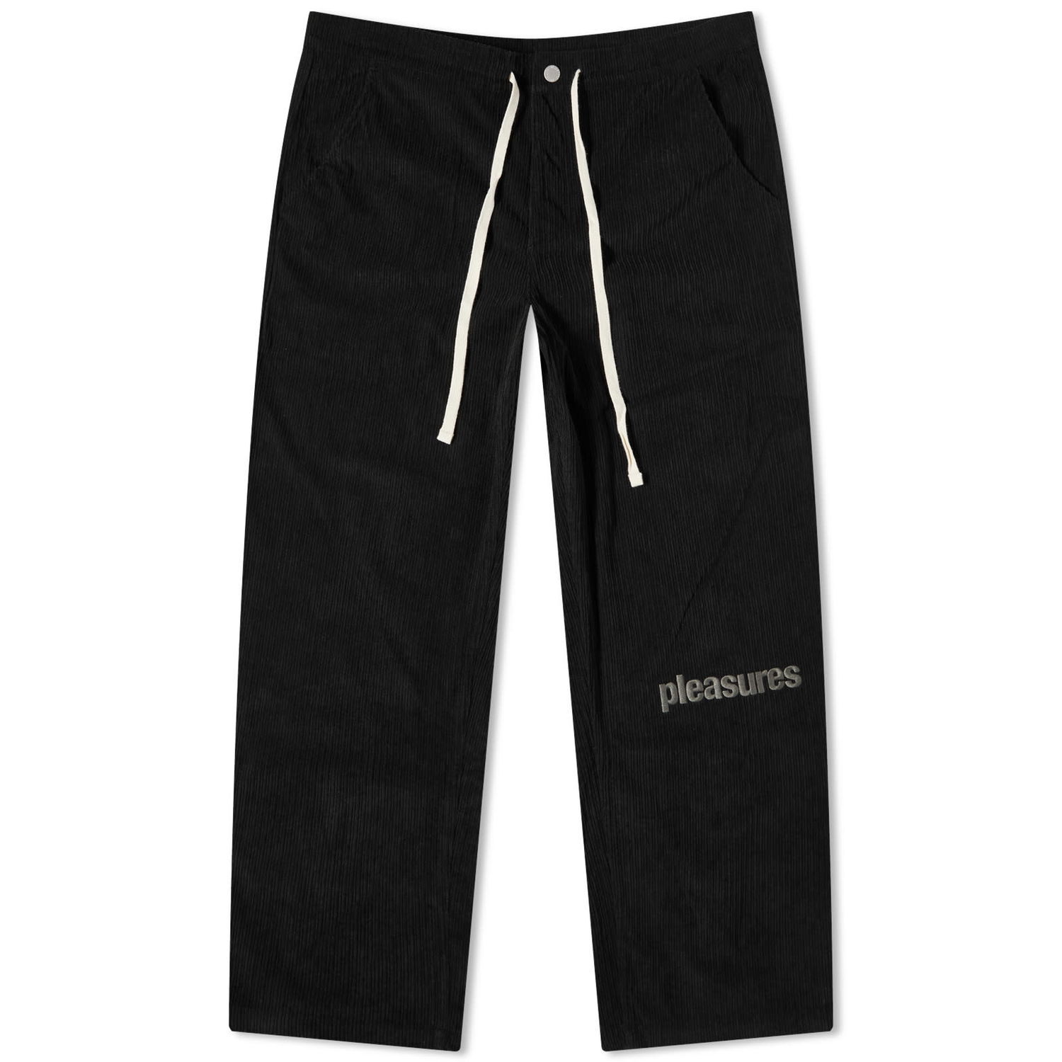 Панталони Pleasures Levy Corduroy Wide Pants Черно | P23F016-BLK, 0