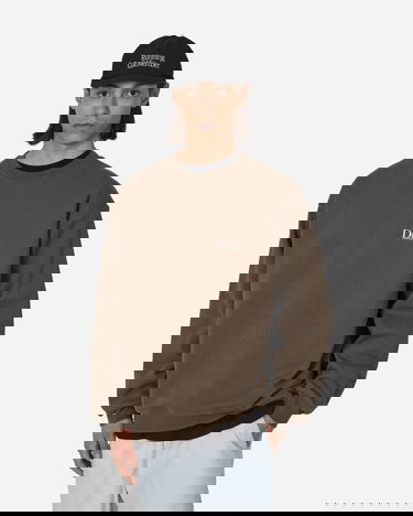 Пуловер Dime Classic Small Logo Crewneck Кафяво | DIMESU2315DRI, 1