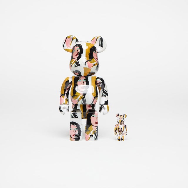 BE@RBRICK Andy Warhol Mick Jagger 100% & 400% Set