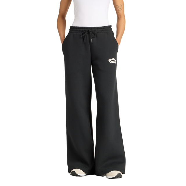Linear Heritage Wide-Leg Drawstring Sweatpants