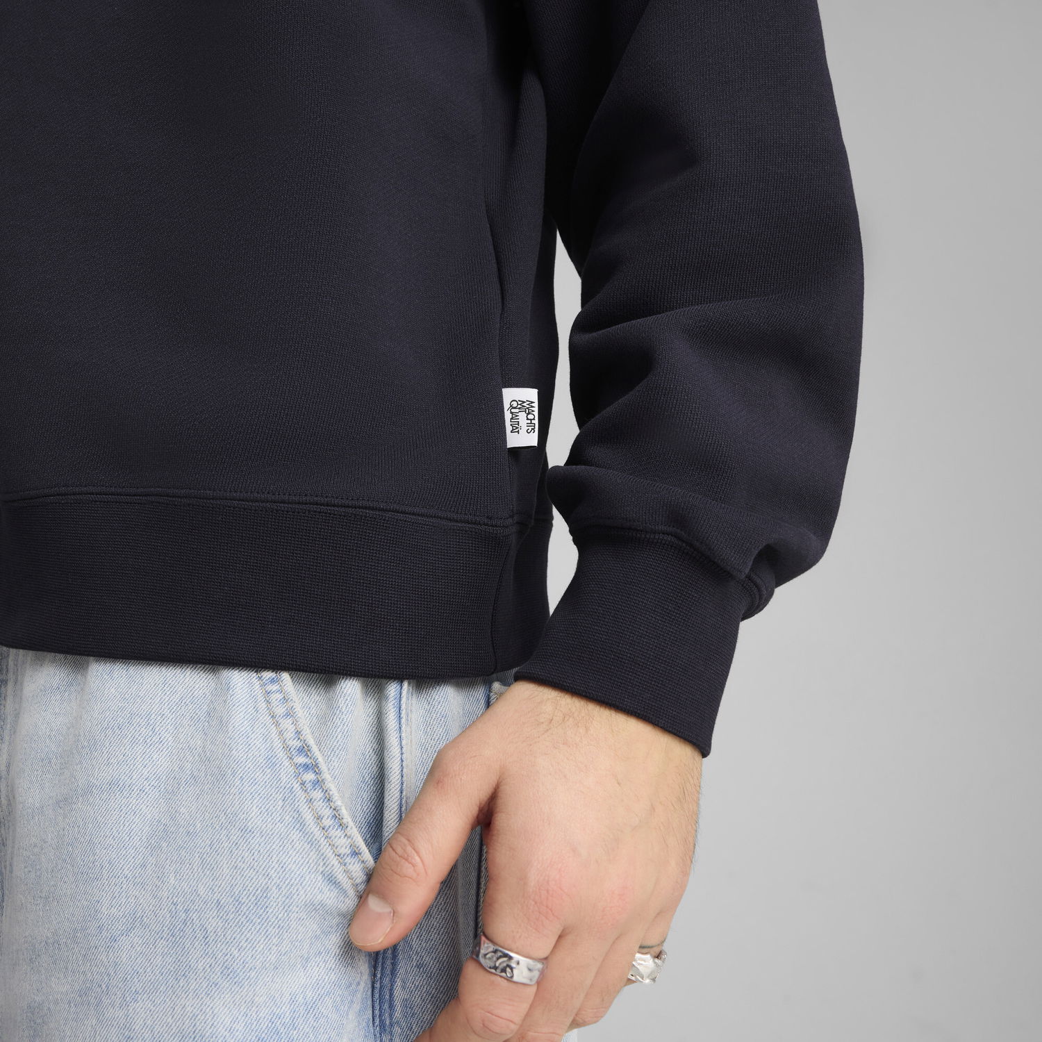 Пуловер Puma MMQ Graphic Crewneck Sweatshirt Тъмно синьо | 629344_16, 1