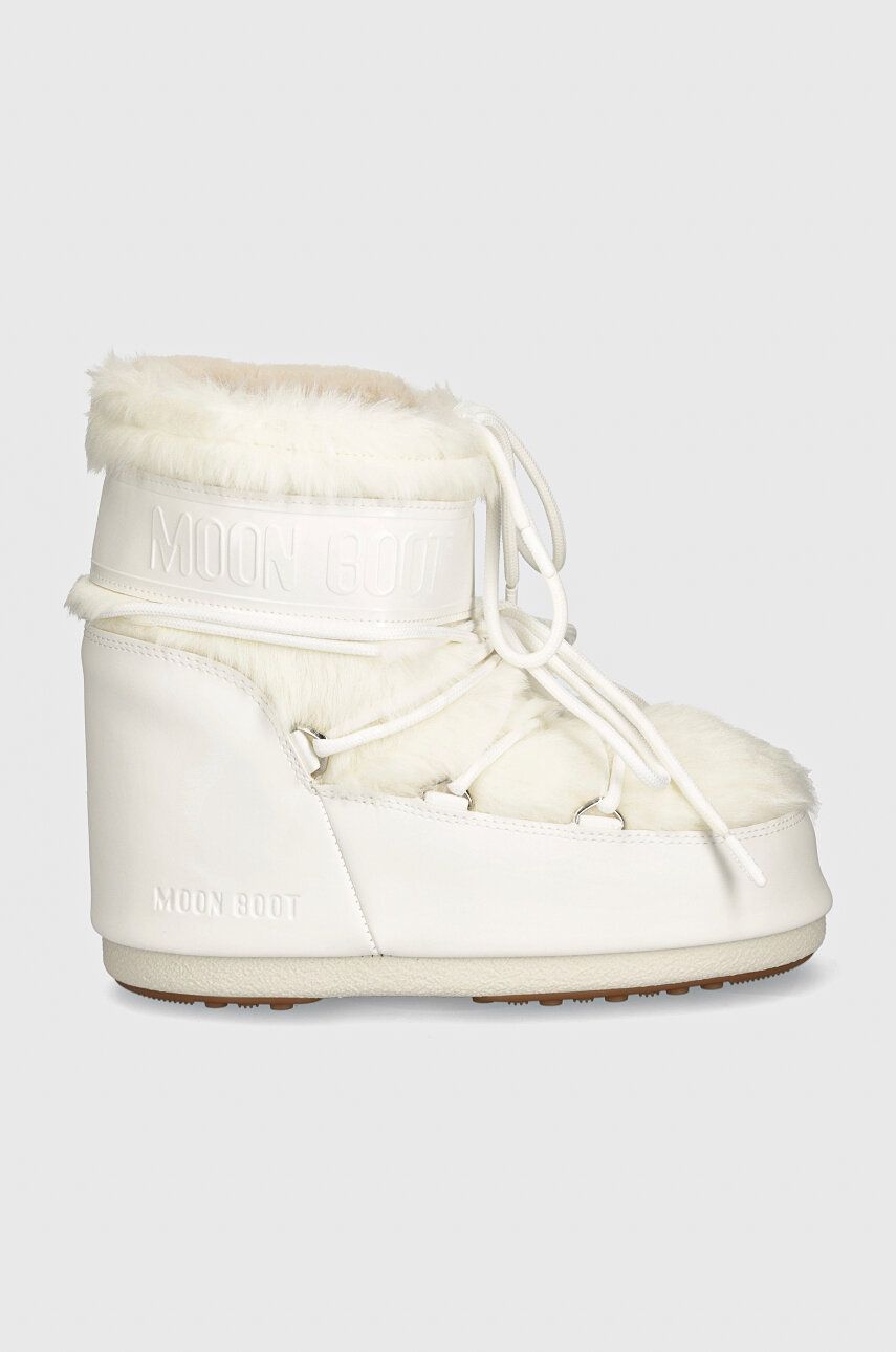 Кецове и обувки Moon Boot MB ICON LOW FAUX FUR Boots Бяло | 80D1409390.A002, 1