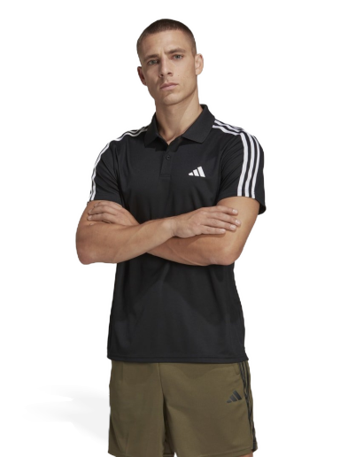 Поло тениска adidas Performance Essentials Piqué 3-Stripes Черно | IB8107