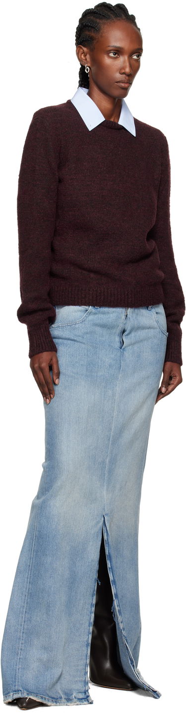 Пуловер Maison Margiela Maison Margiela Crewneck Sweater Бургунди | S51HL0026 M13154, 3