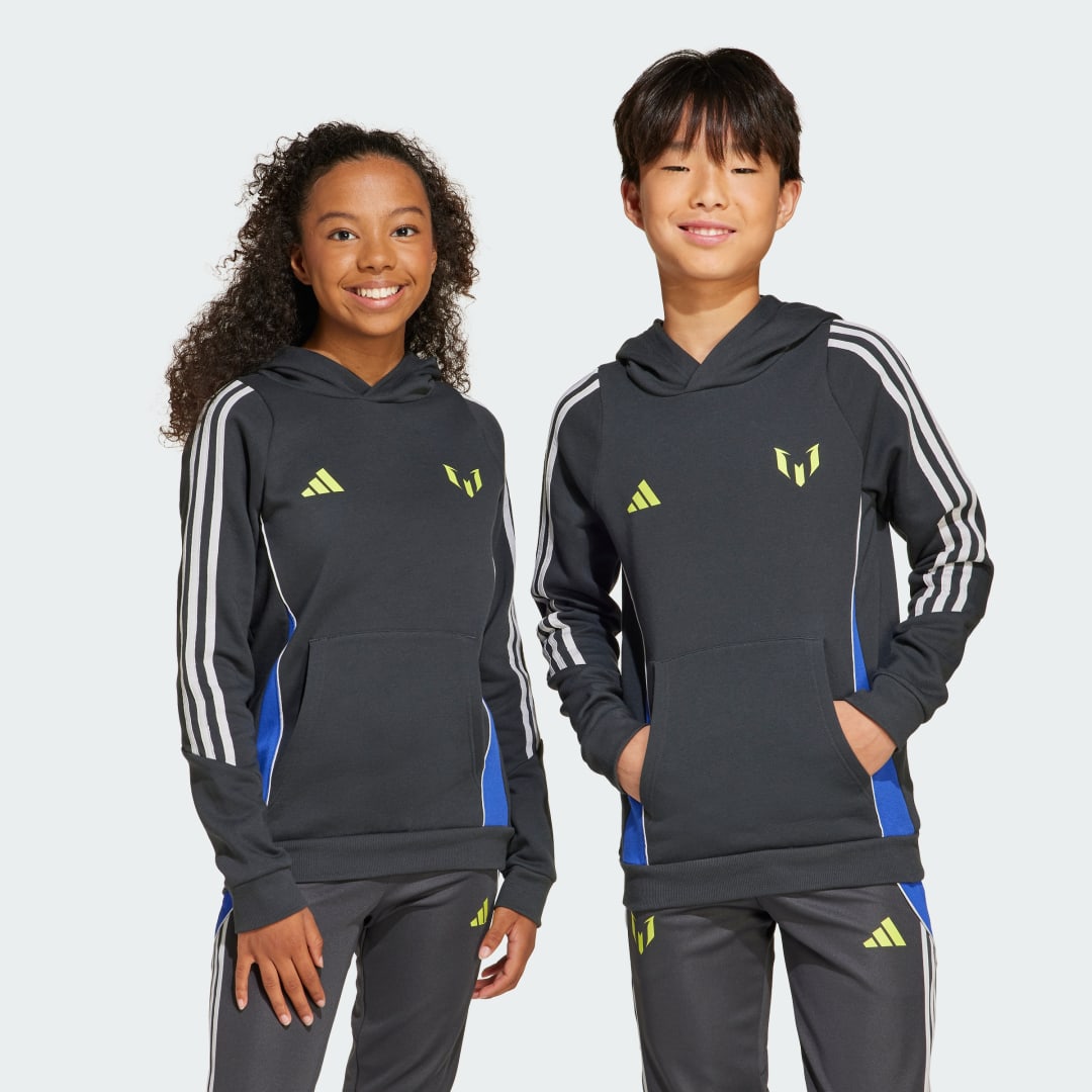 Суитчър adidas Performance Messi Kids' Hoodie Черно | JI5058, 0