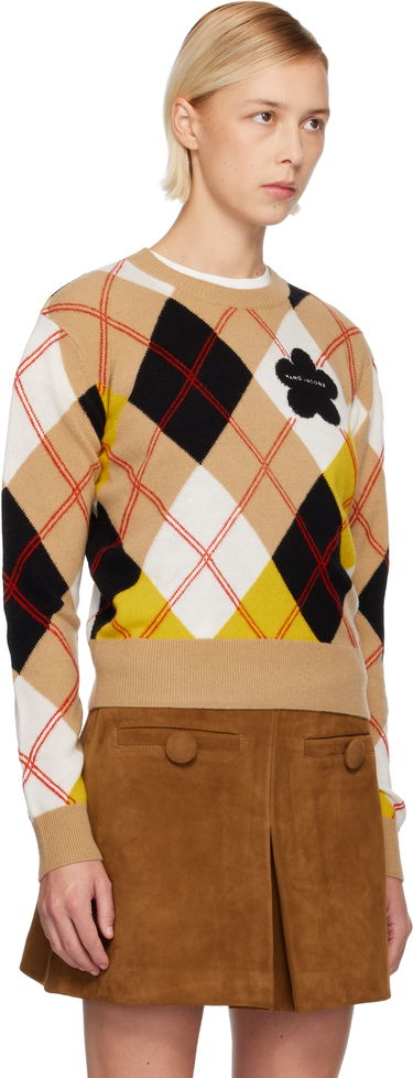 Пуловер Marc Jacobs Preppy Daisy Argyle Crewneck Sweater Многоцветен | 2F5RTP013K12, 1