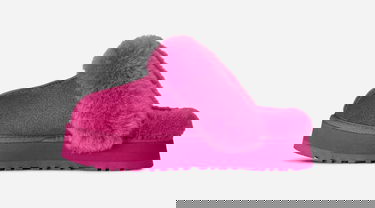 Кецове и обувки UGG Disquette Fuzzy Suede Slipper Größe 36 Розово | 1122550-DNY, 2