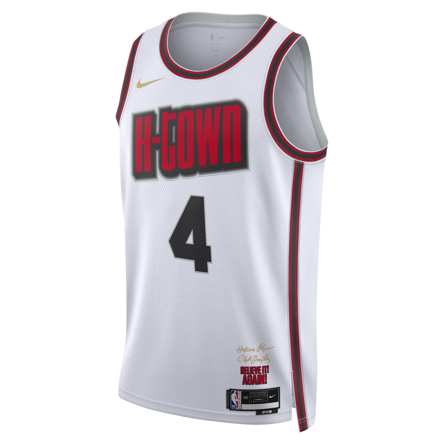 Фланелка Nike Dri-FIT NBA Swingman Jalen Green Houston Rockets City Edition 2024/25 Бяло | FQ4343-101, 1