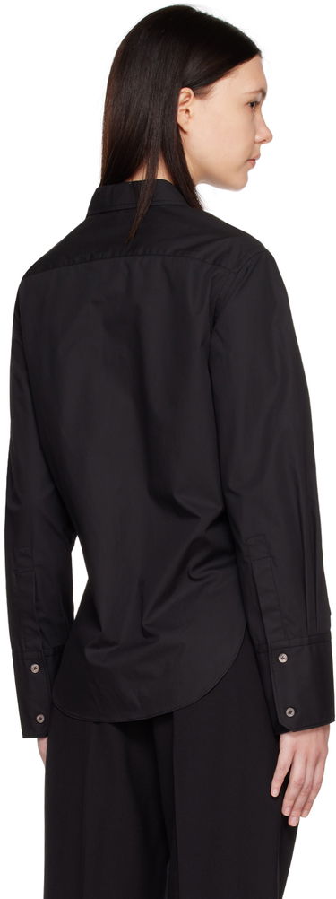 Риза Dion Lee Garter Crop Shirt Черно | C5029R23, 2