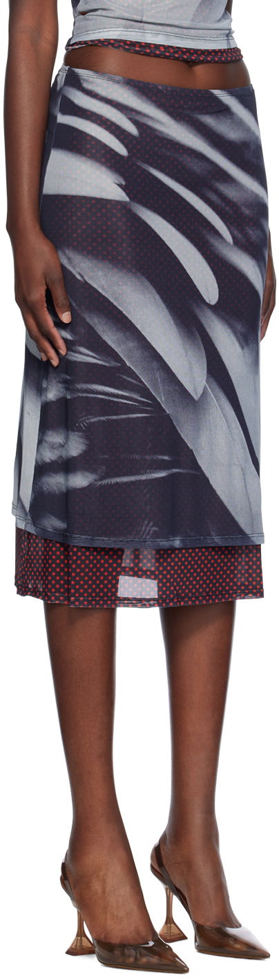 Пола Miaou Miaou Maria Midi Skirt Многоцветен | 4064PM2FTR, 1
