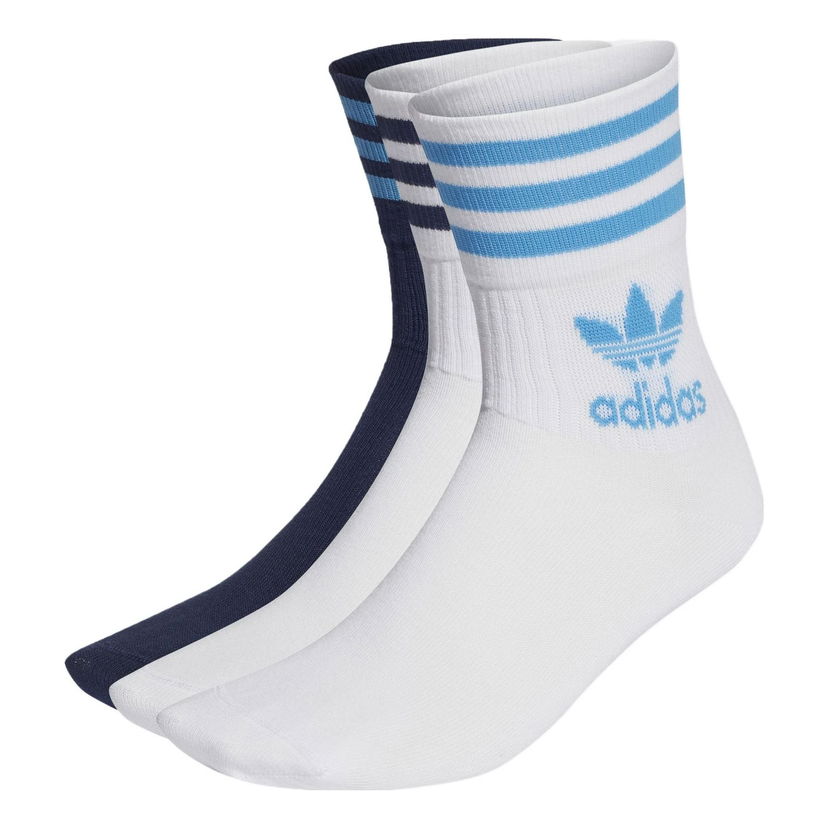Чорапи adidas Originals Originals Stripe Logo Socks (3 Pairs) Синьо | HN6870
