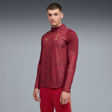 Суитчър Puma Galatasaray SK Training Long-Sleeve 1/4 Zip Top with Star Logo Бургунди | 949103-003, 2