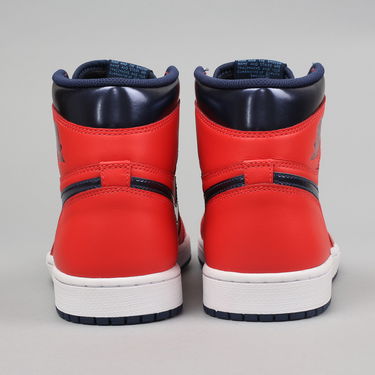 Кецове и обувки Jordan Air Jordan 1 Retro High OG "David Letterman" Червено | 555088-606, 3