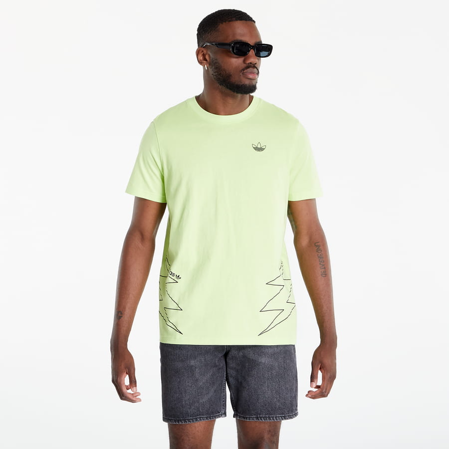 Тениска adidas Originals Lightning Tee Зелено | HE4718, 0