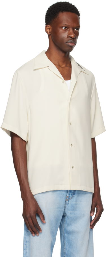Риза AMIRI Amiri Camp Shirt Бяло | AMSTCA1127, 4
