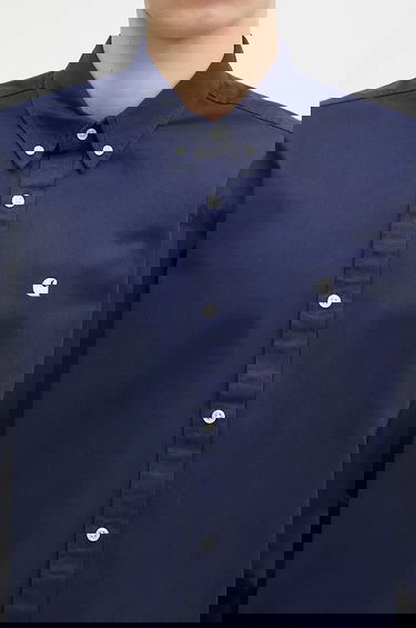 Риза Carhartt WIP Cotton Longsleeve Madison Shirt Regular Тъмно синьо | I023339.2E2XX, 3