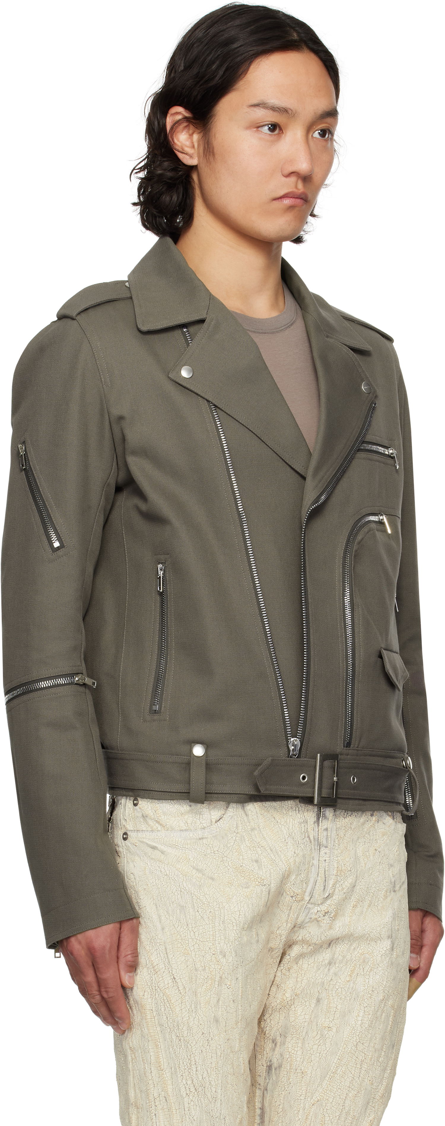 Яке Rick Owens Rick Owens Hollywood Bauhaus Stooges Jacket Зелено | RL01E5717 CTES, 1