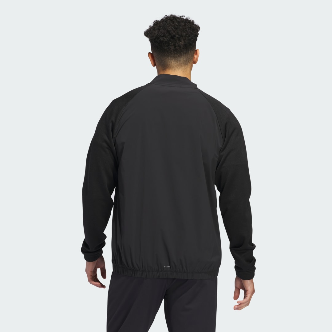 Яке adidas Performance Buttoned Golf Cardigan Черно | IV7196, 1