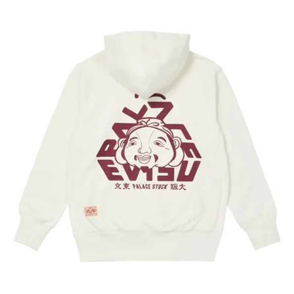 Суитчър Palace Palace X Evisu Tri-Godhead Hoodie Бяло | P21EVHD002, 0
