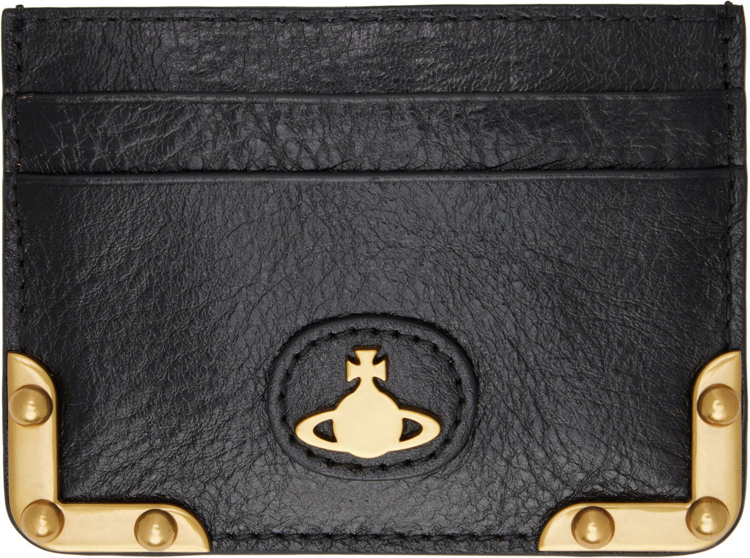 Портфейл Vivienne Westwood Vivienne Westwood Flat Orb Card Holder Черно | 5403000HW-L0067-, 0