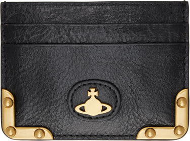 Портфейл Vivienne Westwood Vivienne Westwood Flat Orb Card Holder Черно | 5403000HW-L0067-, 0