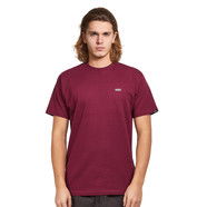 Тениска Vans Left Chest Logo Tee Бургунди | VN0A3CZEBRG1, 0