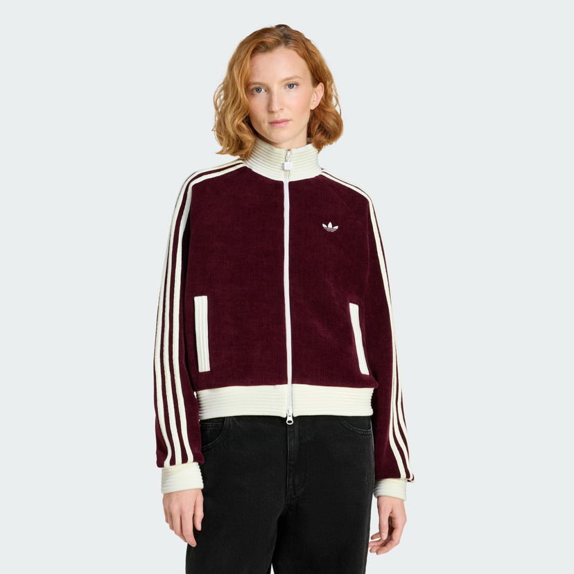 Комплект adidas Performance adidas Originals Velour Knit Track Top Бургунди | KS0400
