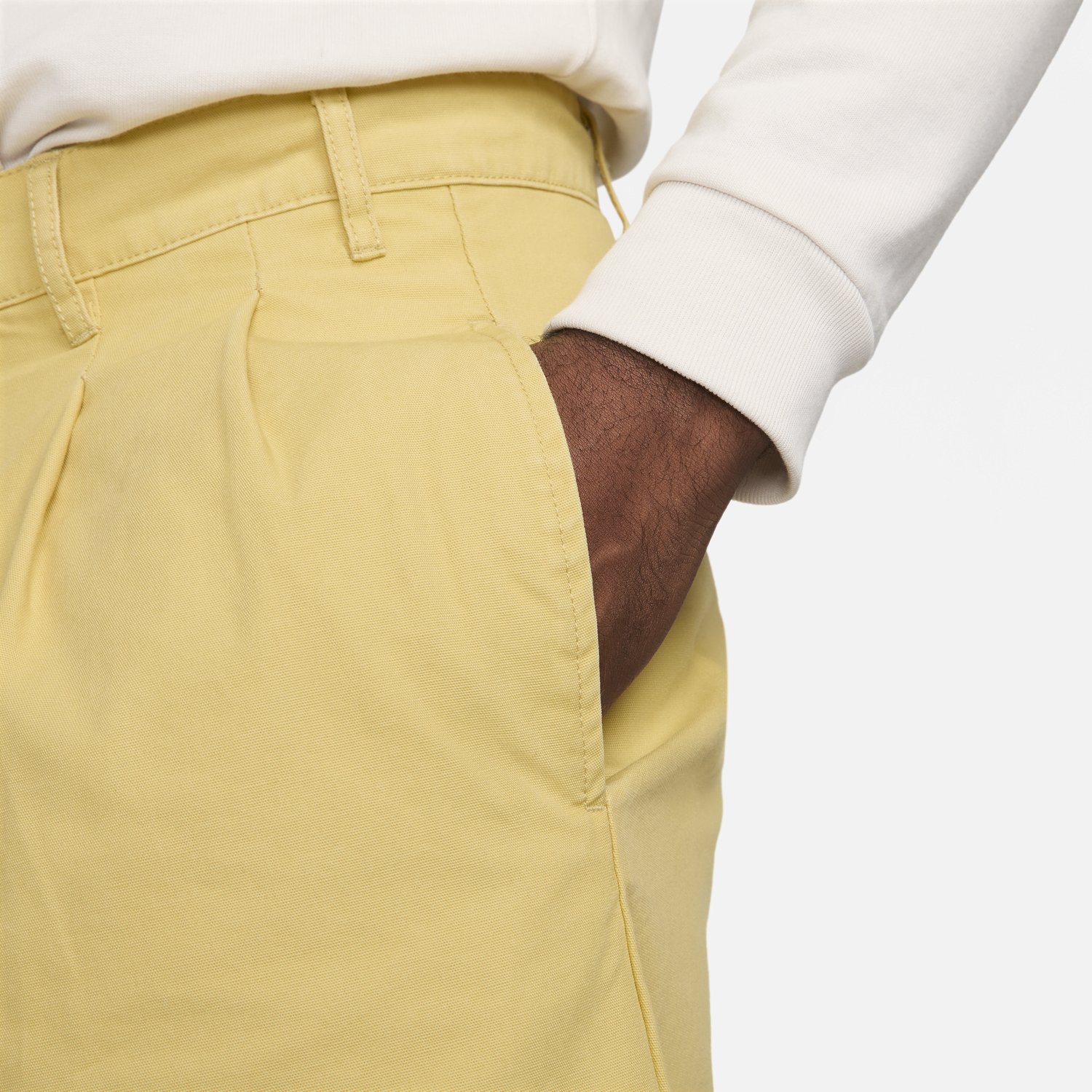 Къси панталони Nike Life Pleated Chino Shorts Бежово | DX0643-700, 1