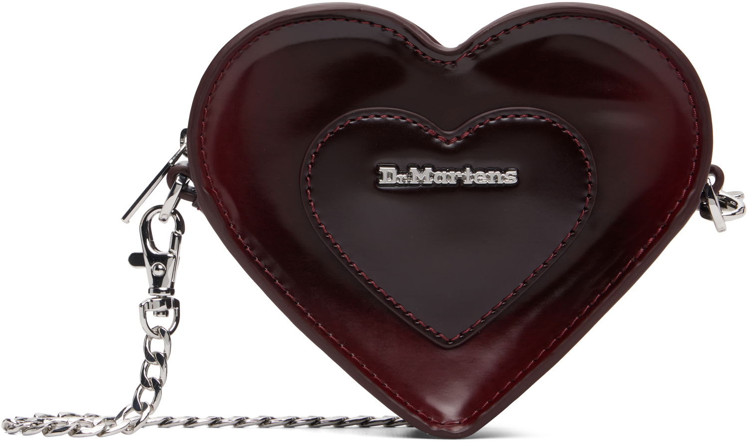 Чанта през рамо Dr. Martens Dr. Martens Mini Heart Crossbody Bag Бургунди | AD092601, 0