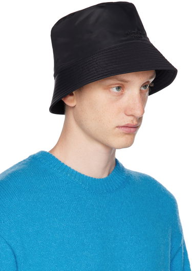 Шапка WOOYOUNGMI Nylon Bucket Hat Черно | W233AC53, 1
