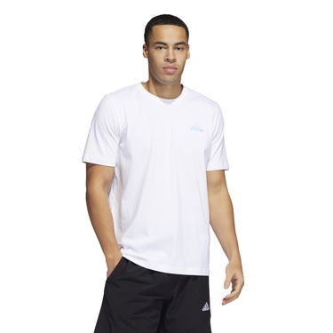 Тениска adidas Performance Sports Tee L Бяло | HC6887, 0