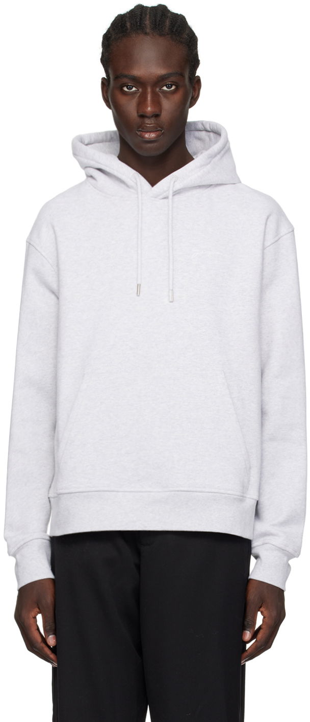 Суитчър Jacquemus Les Classiques 'Le Sweatshirt Brodé' Hoodie Сиво | 22H245JS310-2120