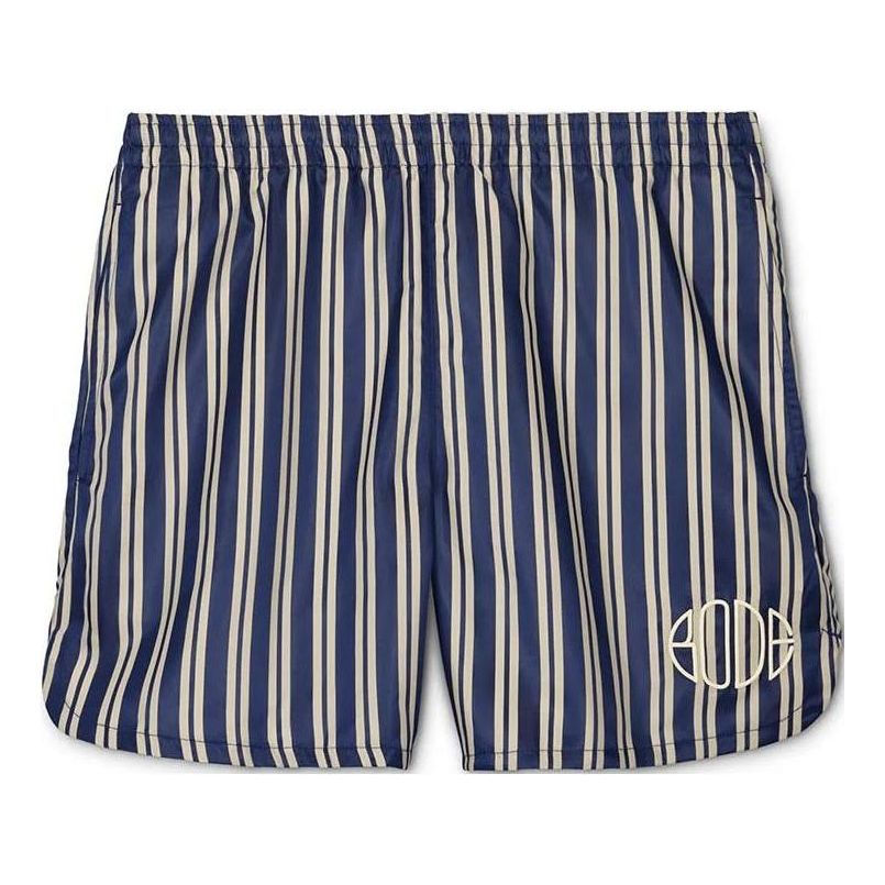 Бански Nike Bode Scrimmage Striped Shorts Синьо | FJ0206-122