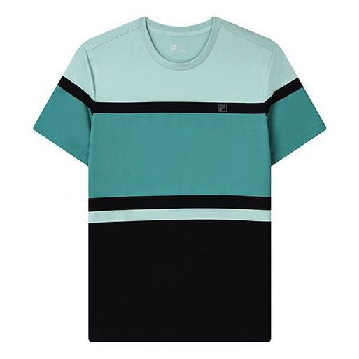 Тениска FILA Colorblock Sports T-Shirt Зелено | F11M132153F-TQ