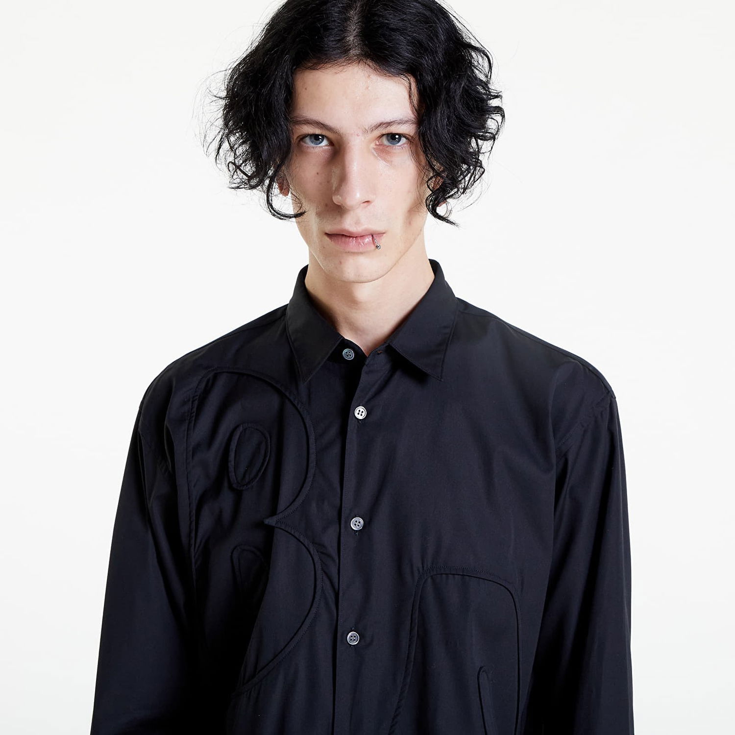 Риза Comme des Garçons Shirt Woven Черно | FJ-B007-W22, 1