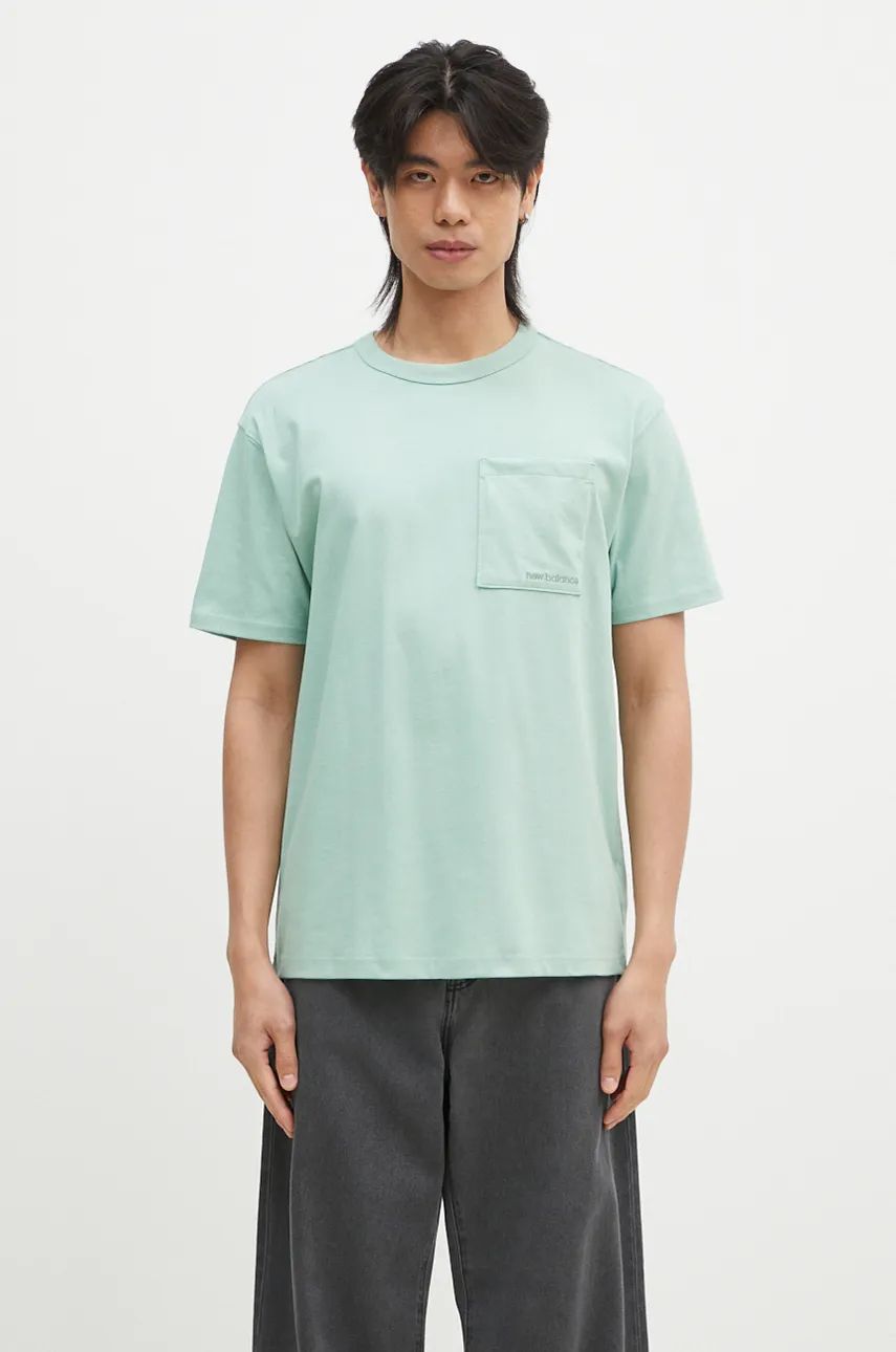 Тениска New Balance T-Shirt Green Зелено | MT23567SAE, 0