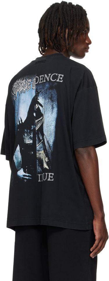 Тениска VETEMENTS VETEMENTS Cradle of Filth Cut-Up Oversized T-Shirt Черно | UCF76TR950BB, 2