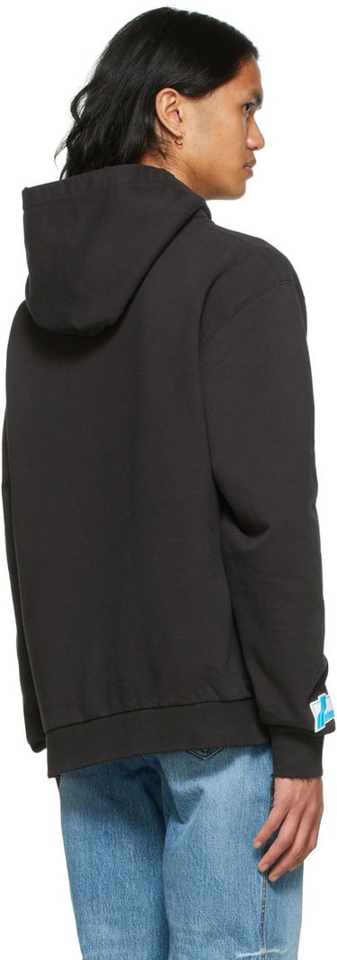 Суитчър We11done We11done Cotton Graphic Hoodie Черно | WD-TH1-22-549-U-BK, 2